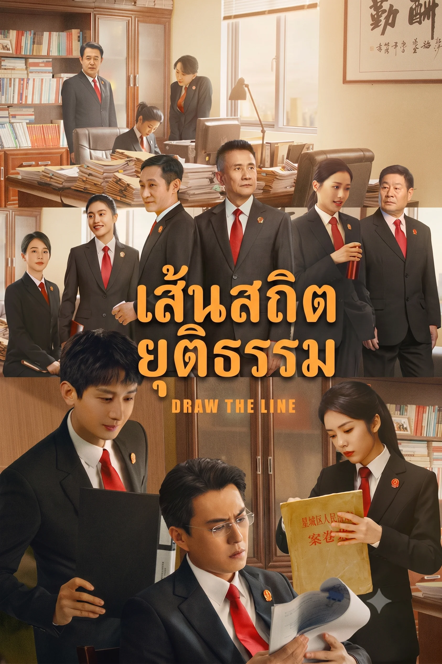 Draw the Line (2022) เส้นสถิตยุติธรรม พากย์ไทย EP1-40 (จบ)